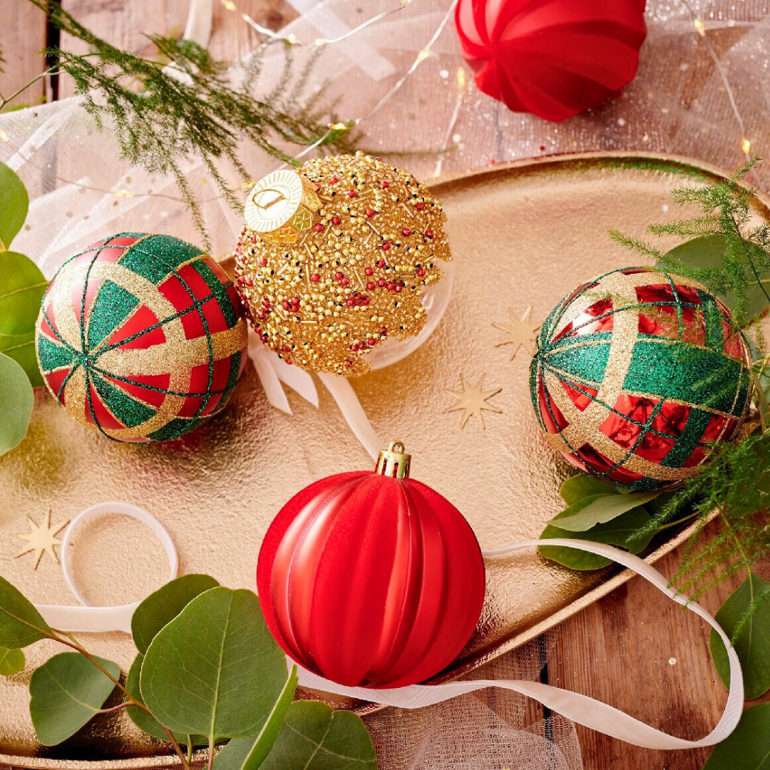 Kerstballen kunststof