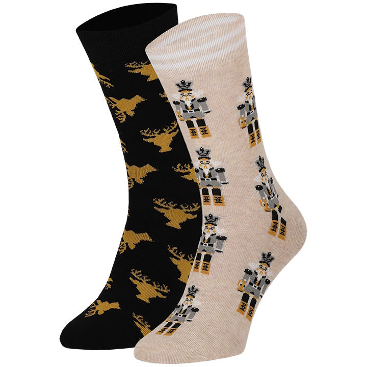 apollo men x-mas socks 2-pack bubble 41/46 combi 1 ass 7