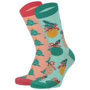 apollo ladies x-mas socks bubble 2-pack 36/41 combi 3 ass 8
