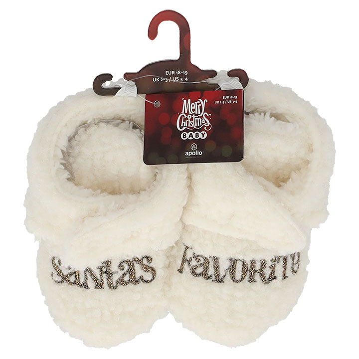 apollo babies knitted booties teddy x-mas 16/17 combi b ass 1