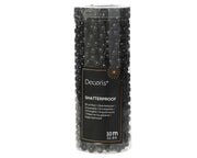 kralenslinger polystyreen shiny zwart d.0.8cm x l.1000cm