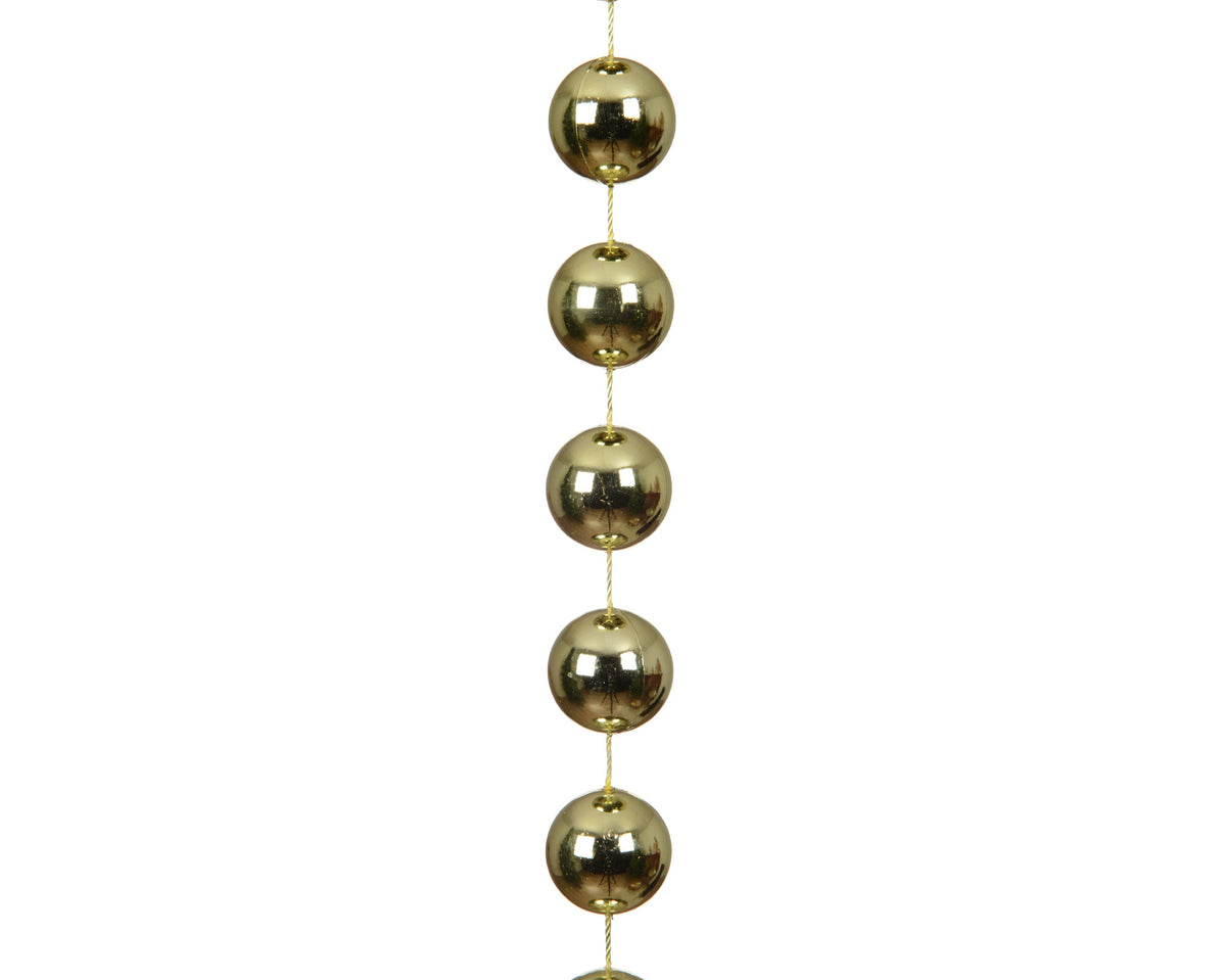 kralenslinger xxl polystyreen enamel warm pistache d.2cm x l.270cm
