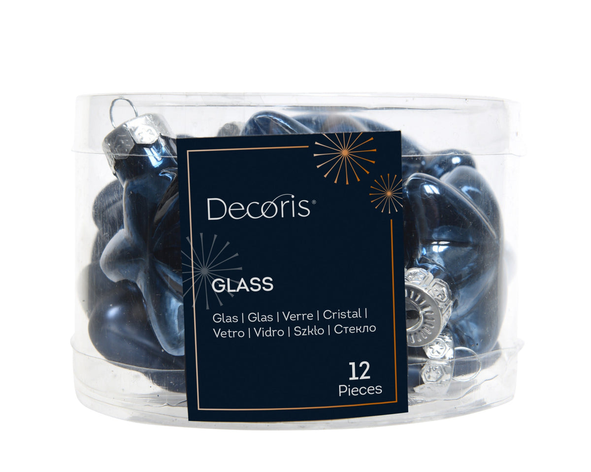ster glas shiny,matt mix nachtblauw l.2cm x w.4.5cm x h.4cm