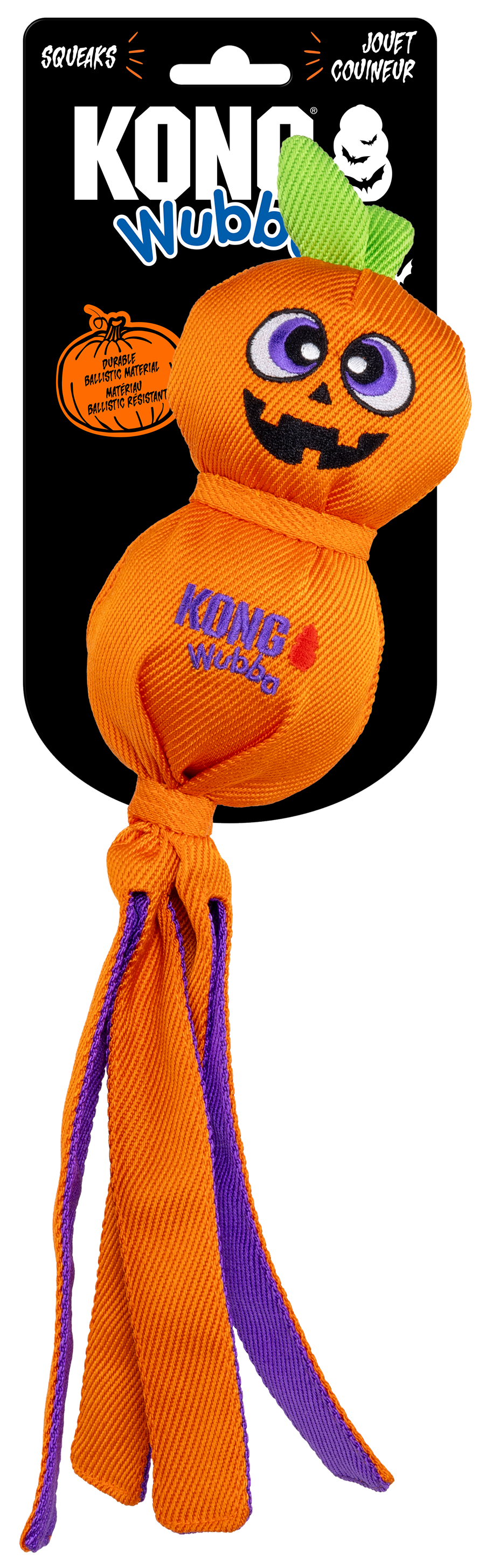 halloween wubba balistic jack-o-lantern