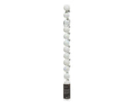 kerstballen polystyreen mix wit/iris d.3cm koker a 14 stuks