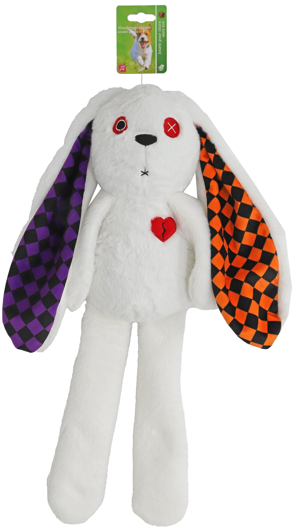 halloween konijn wit 57cm