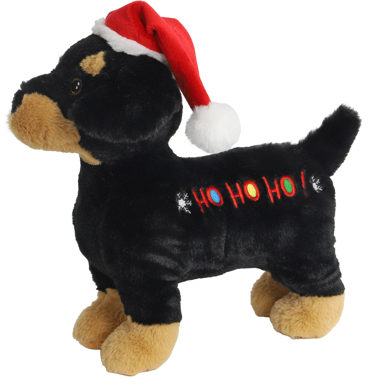 krstsplgd hond+hohoho+piep zw.bruin 19cm