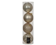 kerstballen shatterpoof d.14cm mixtube a 4 parel