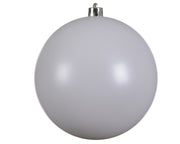 kerstballen polystyreen matt winterwit d.20cm