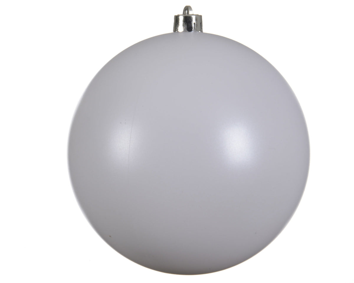 kerstballen polystyreen matt winterwit d.20cm