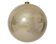 kerstballen polystyreen shiny d.20cm parel