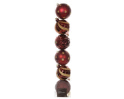 kerstballen shatterpoof d.15cm mixtube a 6 ossenbloed