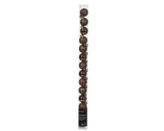 kerstballen polystyreen sh-m-glitter mix espresso d.3cm koker a 12 stuks