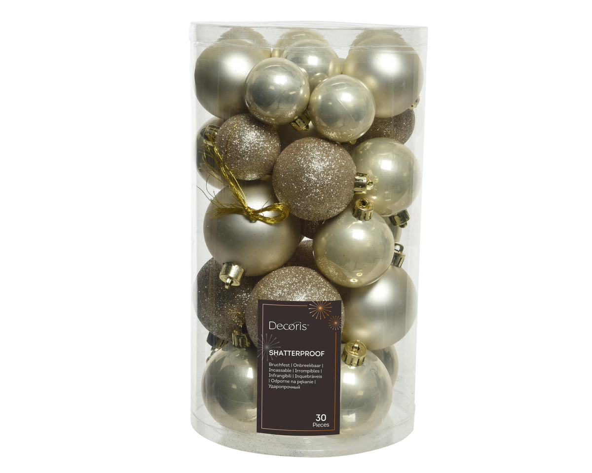 kerstballlen shatterproof mixtube a 30 parel