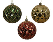 kerstballen polystyreen sh gl 3col ass assortie d.8cm
