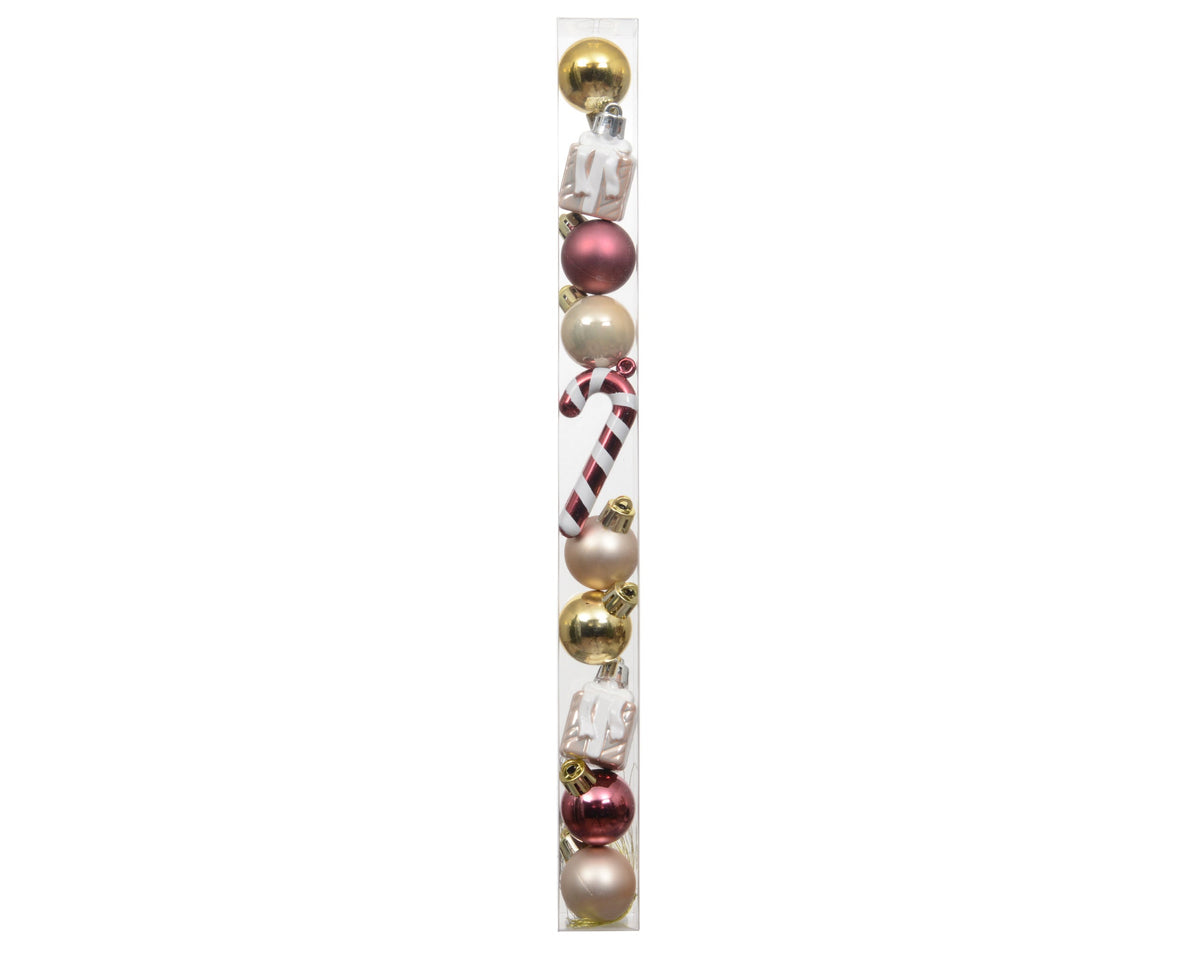 mix polystyreen shiny - matt mix assortie l.3cm x w.3cm x h.34.5cm koker a 11 stuks