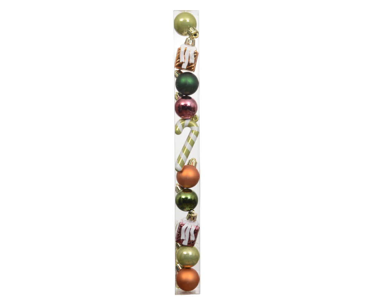 mix polystyreen shiny - matt mix assortie l.3cm x w.3cm x h.34.5cm koker a 11 stuks