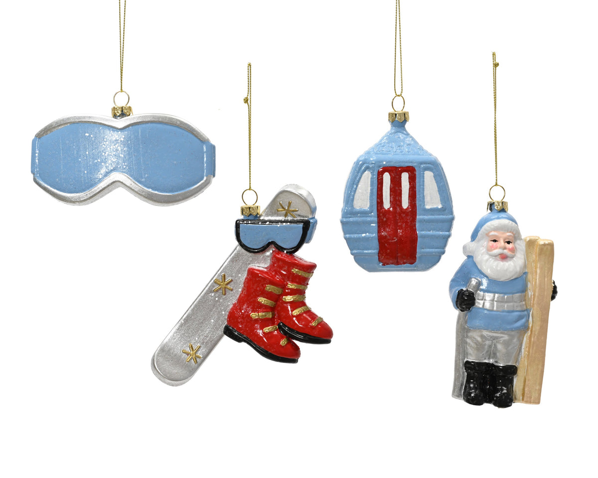 figuur polystyreen glitter 4ass blauw/kleur(en) l.7cm x w.4cm x h.9.5cm