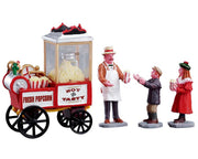 popcorn seller, set of 4