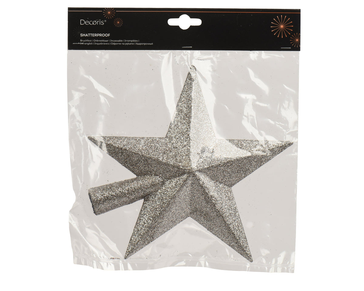 piek polystyreen glitter smokey parel l.4.2cm x w.19cm x h.19cm
