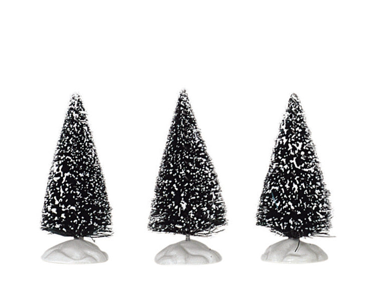 bristle tree, set of 3, mini