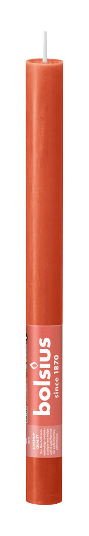 Rustikale Tischkerze Earthy Orange