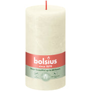 rustiek stompkaars 130/68 soft pearl