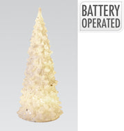 kerstboom met led en glitter