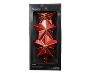 piek glas shiny with gold glitter lines kerstrood l.11cm x w.4.5cm x h.27cm