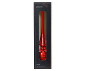piek glas shiny kerstrood d.6cm x h.26cm
