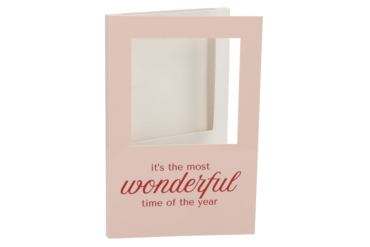 gift tile card wonderful time sand 21x14x1cm