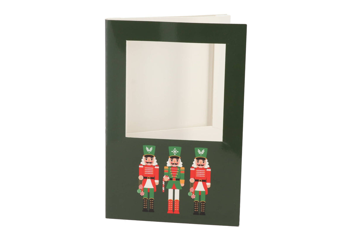 gift tile card nutcracker green 21x14x1cm
