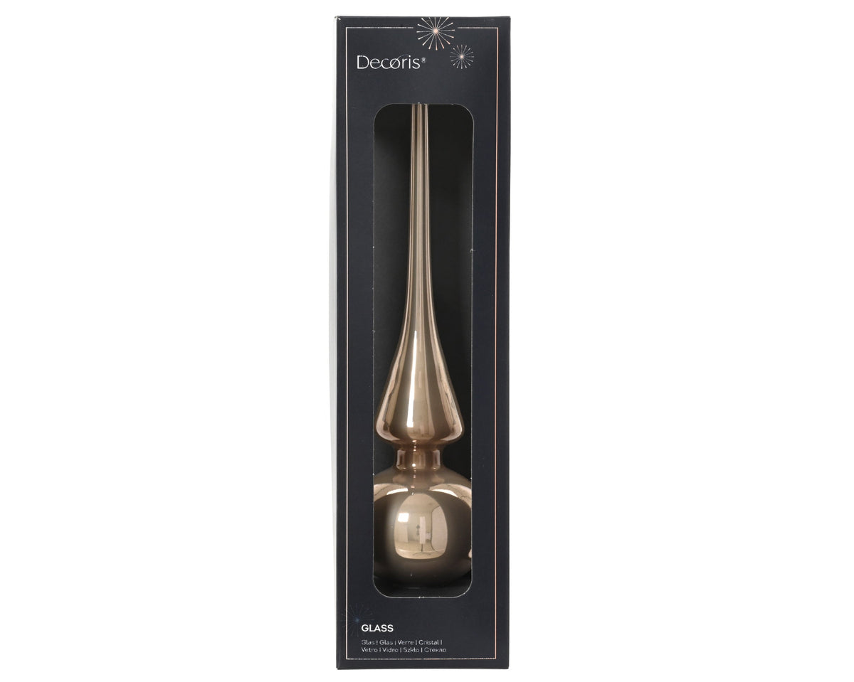 piek glas enamel smokey parel d.6cm x h.26cm