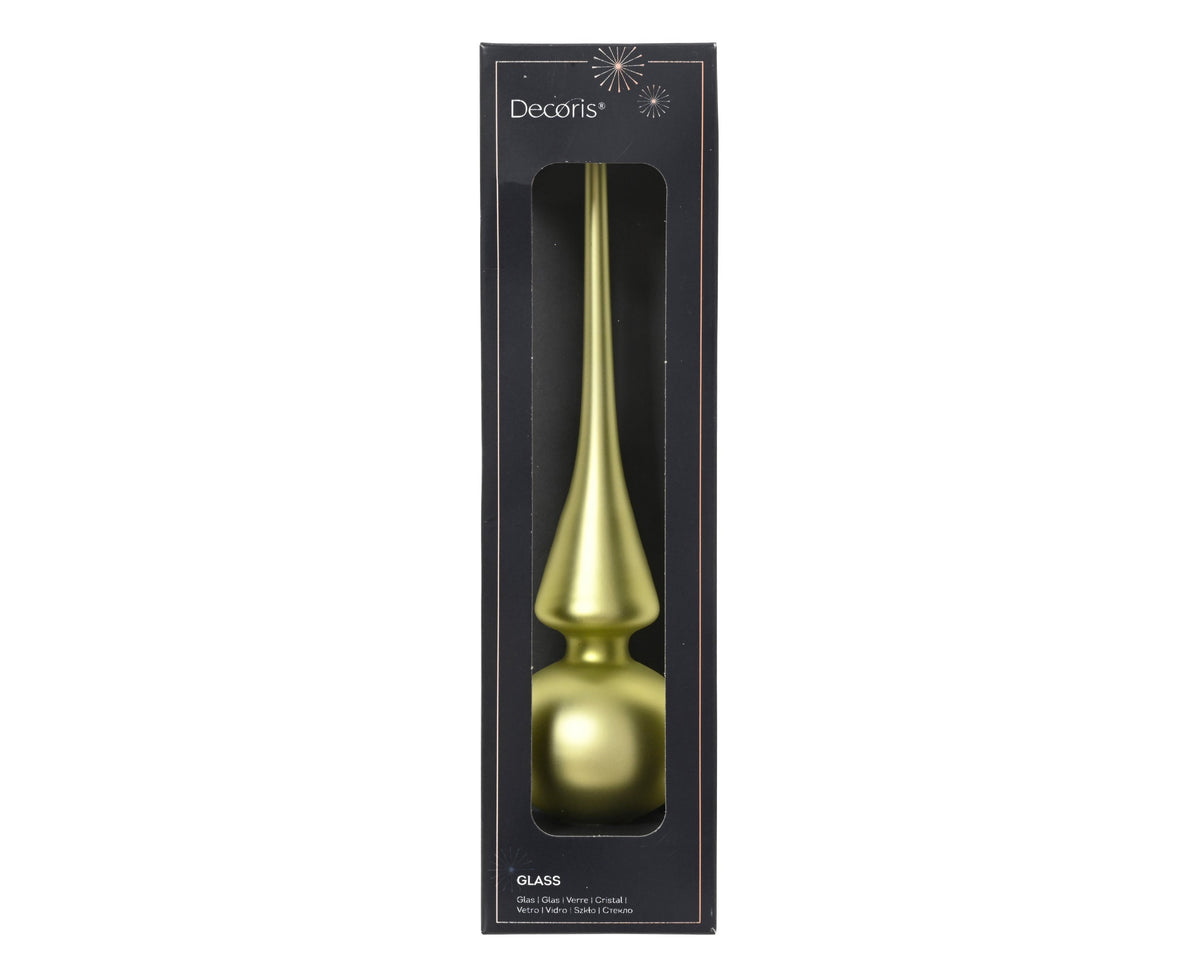 piek glas matt warm pistache d.6cm x h.26cm