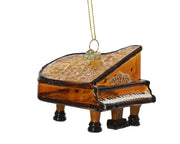 piano glas bruin l.7.7cm x w.8cm x h.7.6cm
