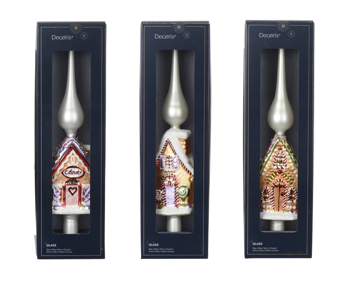 piek glas 3ass assortie l.8.2cm x w.4.6cm x h.31cm