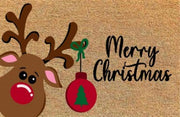 deurmat merry christmas rudoplh 39x59cm