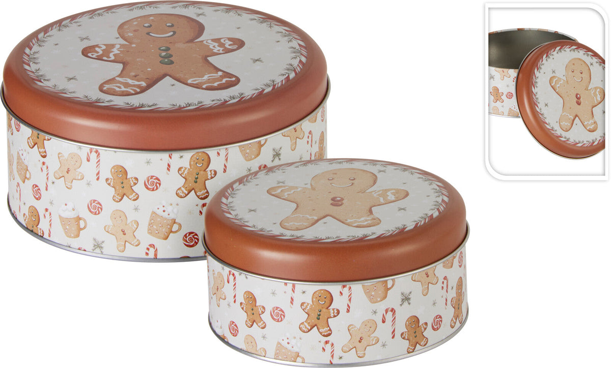 voorraadblik gingerbread design large