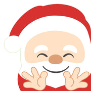 silhouettes servetten - hello santa airlaid 33 x 33 cm