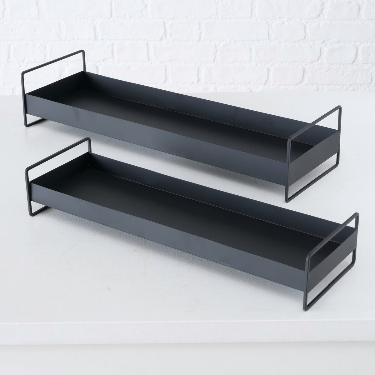 dienblad wolga , b 19,00 cm, ijzer, effen, zwrt