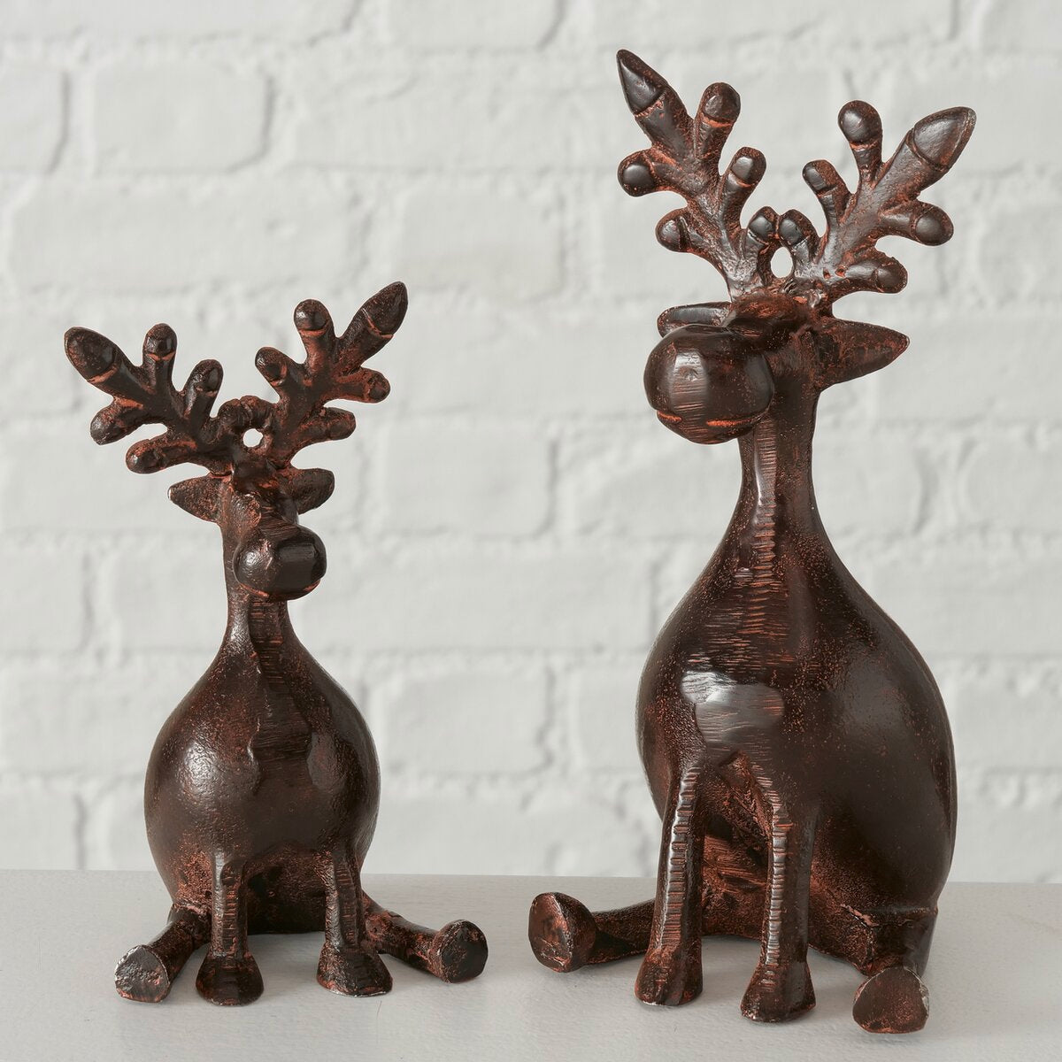 figuur tarnow, hert, h 21,00 cm, alu, bn