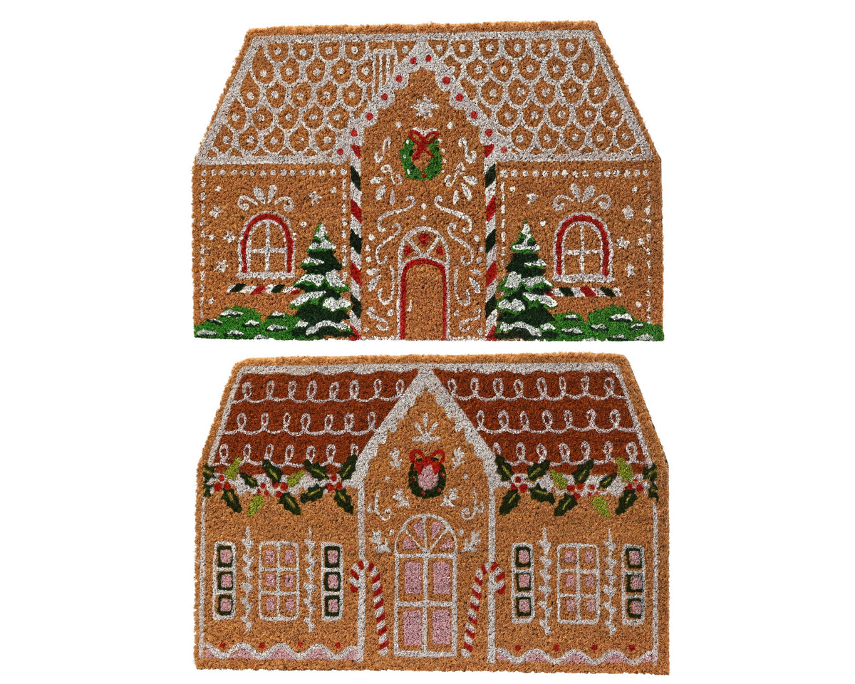 deurmat kokosvezel shape doormat 2ass binnen assortie l.60cm x w.40cm x h.1.5cm