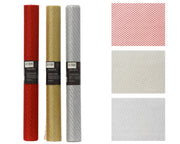 decostof polyester glitter 3col ass assortie l.200cm x w.35cm x h.0.1cm
