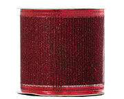 lint polyester glitter ossenbloed l.270cm x w.6.3cm x h.0.01cm