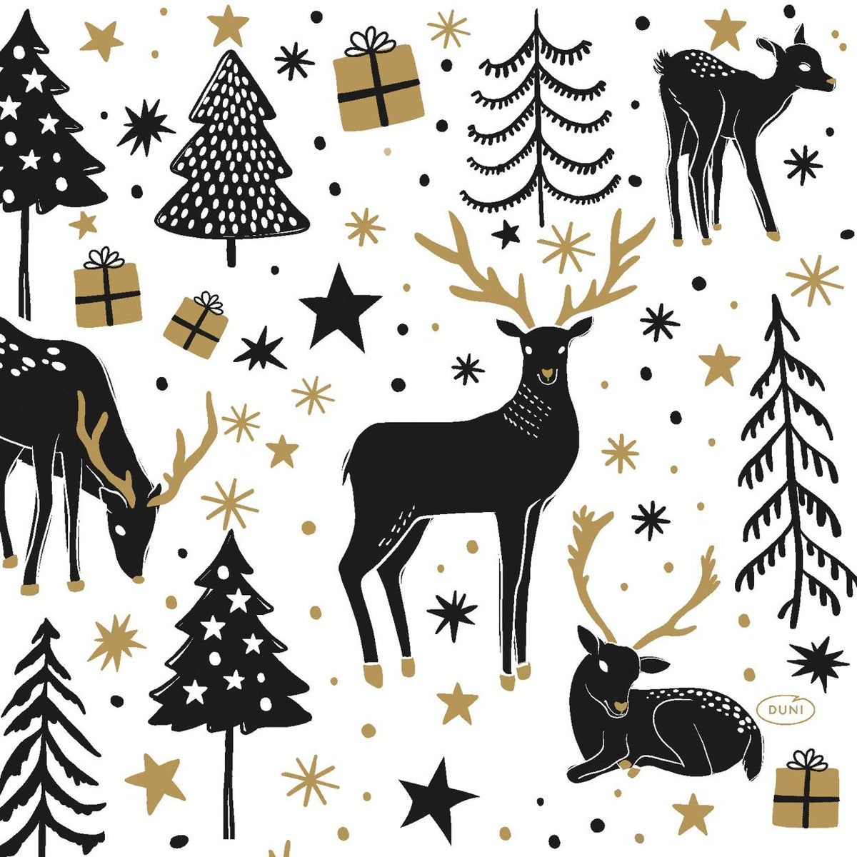 servetten magic winter 3-laags tissue 33 x 33 cm