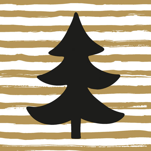 servetten golden stripes tree