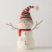 figuur noelly, sneeuwpop, h 103,00 cm, polyester, rd, wt