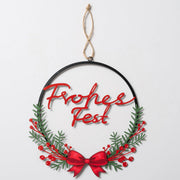 decoratieve hanger noelle, rond, l 1,00 cm, h 30,50 cm, hangvoorziening