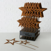 tuinsteker stellan , goederenhouder, ster, h 38,00 cm, ijzer