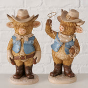 figuur buffy, 2 ass., buffel, h 18,00 cm, synthetische hars, brn